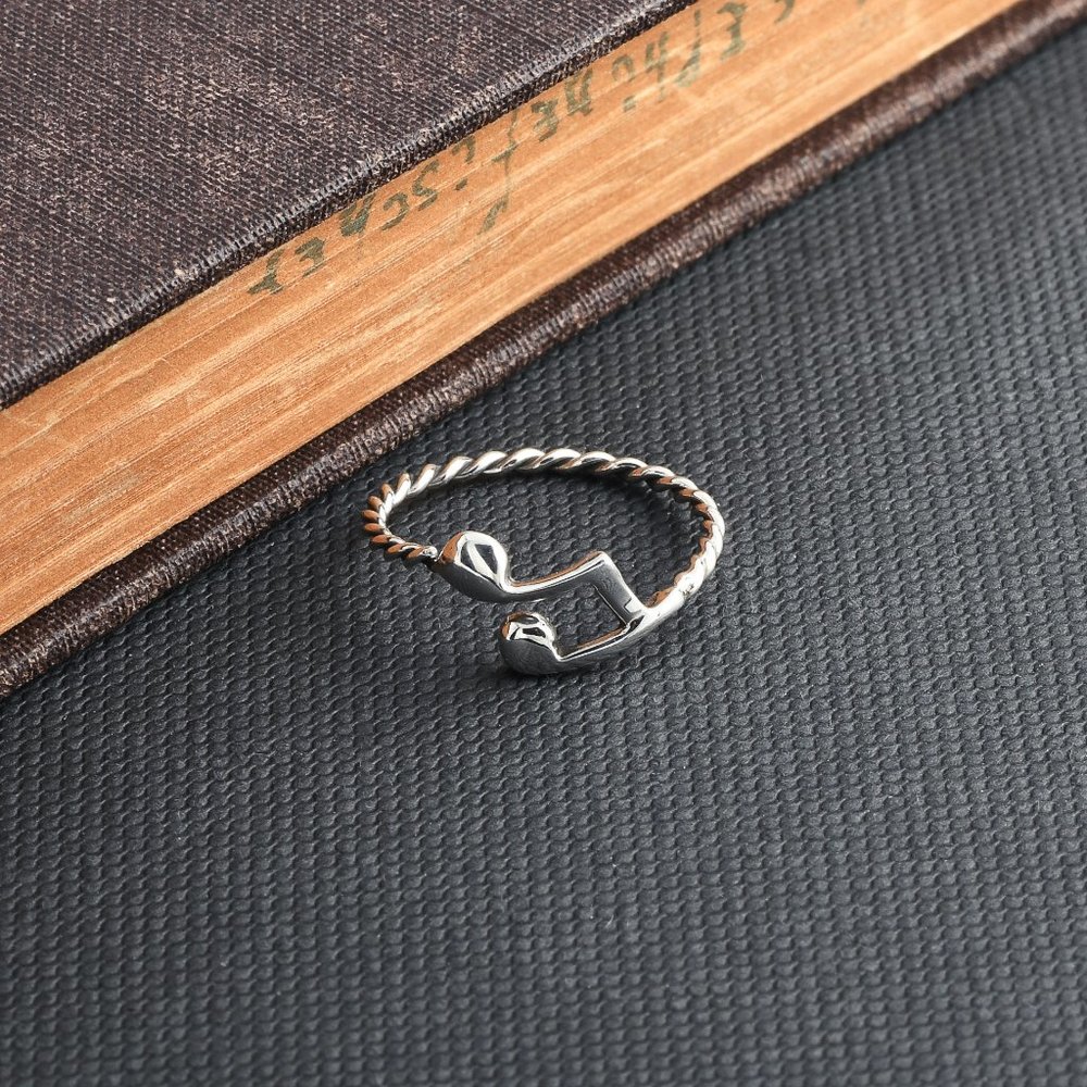 Sterling 925 Musical Note Ring